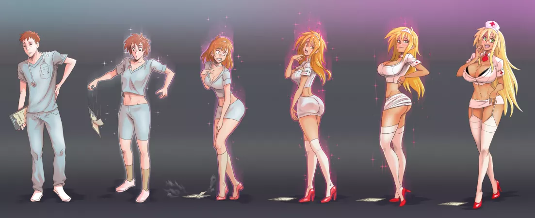 [M -> F Human, M2F, TFTG] Show Me Where It Hurts by Opcrom/HopeTG by HardRantLox