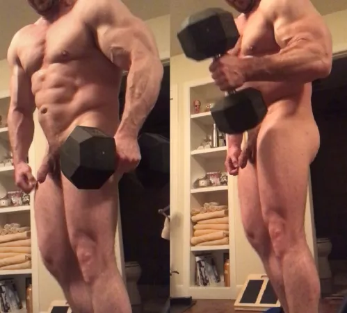 (m) friday workout time, anyone want to help spot me? by exhibitionfun1234