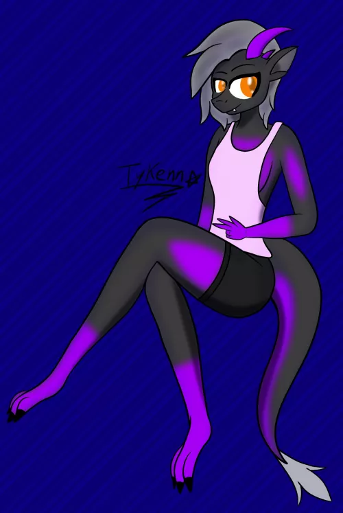[M] New femboy oc I made named Annyss (Tykenn) by notLuckyStar