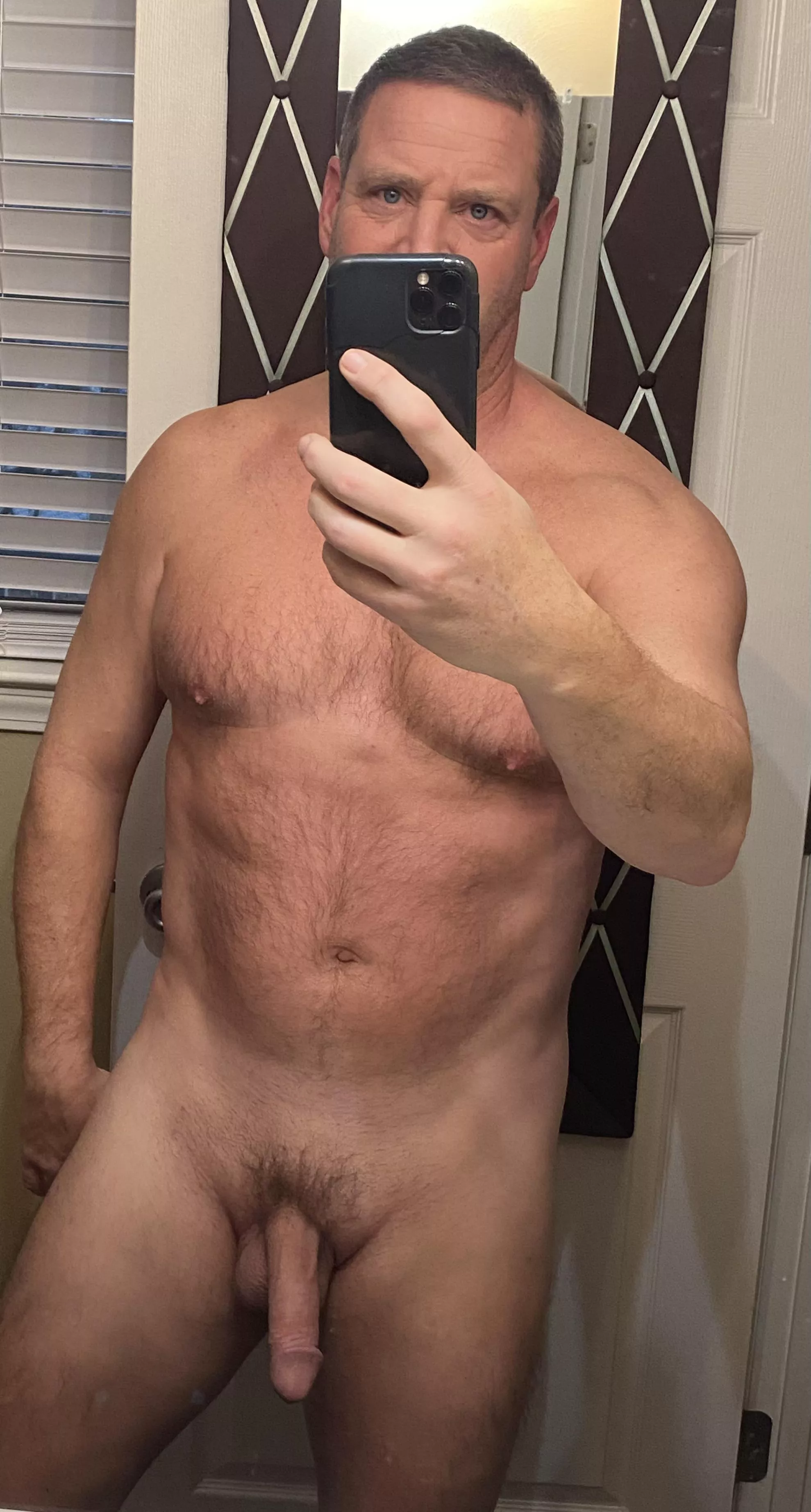 (M). Trying to get this 52 year old body to cooperate today and go workout. Think I’d rather just stay home naked though posted by keyman22
