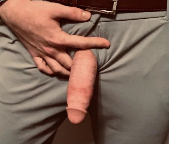 M20. We’re at the urinal and I whip my soft cock out through my fly. What are you thinking? by funnnburnerrr
