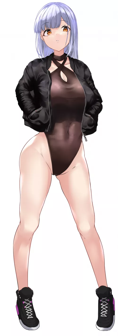 MA-1 Highleg Leotard And Jacket (ogura toast ) [Original] by sequence_string