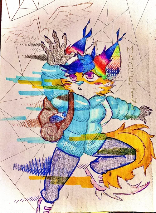 Maageline (My first commission) by ROCKnROADKILL