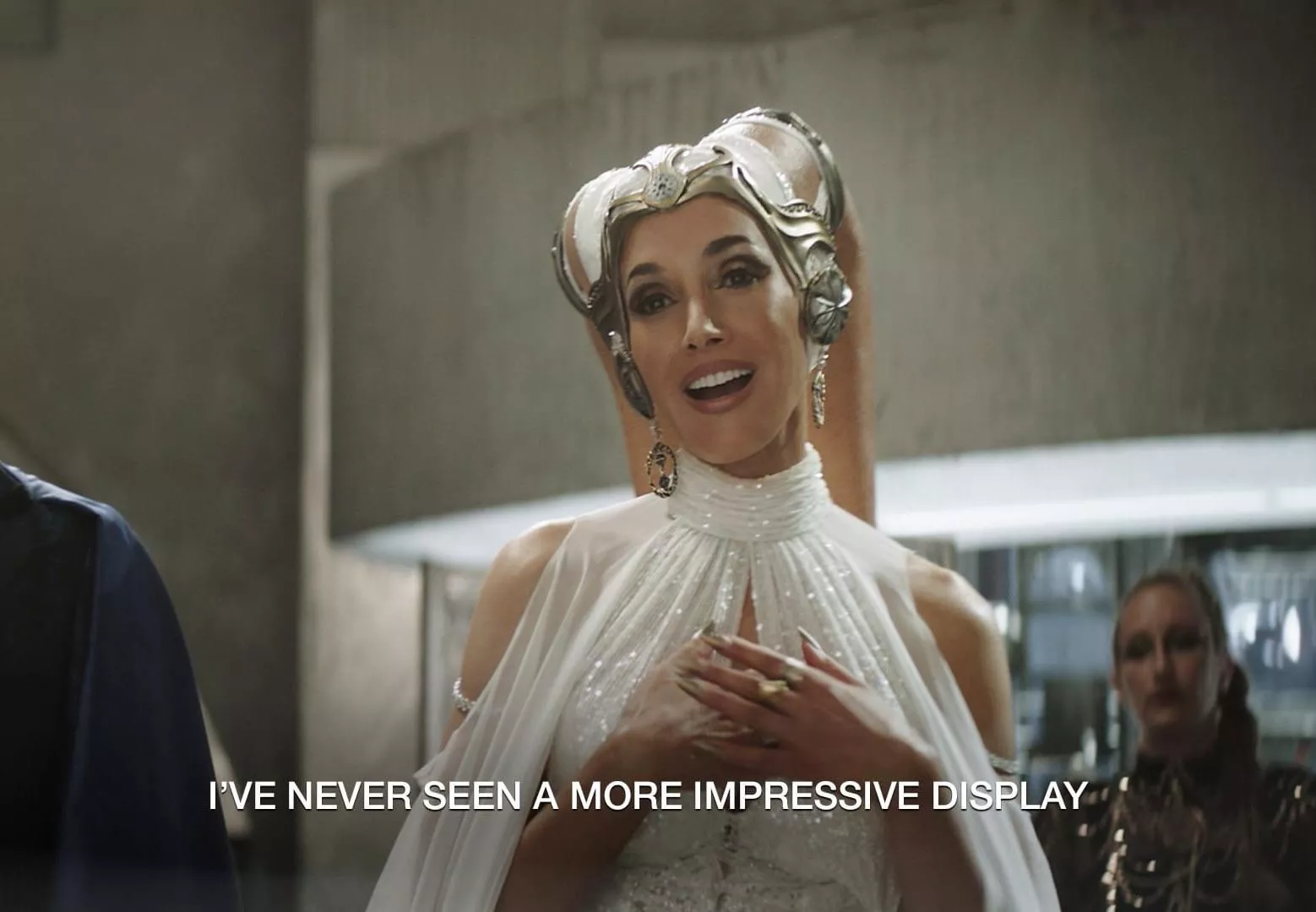 Madam Garsa approves of her male slaves: all hard at full attention as soon as she enters the room 👏[The Book of Boba Fett] posted by naughtynighthawk