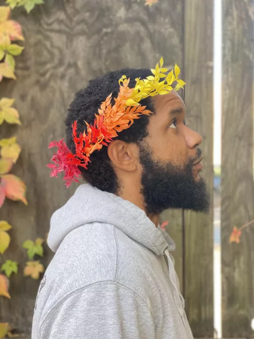 Made a Hades inspired floral crown for the end of fall by Malkaline