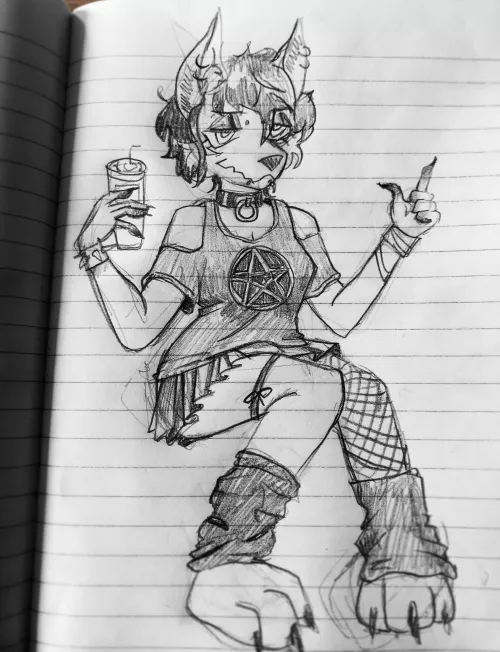 Made a little sketch at school :) by chrudim