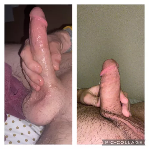 Made a size bet with u/L_L_T6 and his cock completely outclassed mine. Loser had to post. by redersin