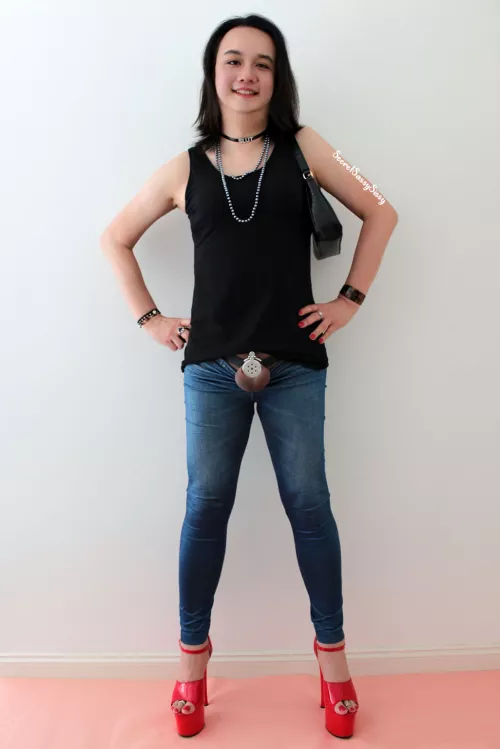 Made it halfway through Locktober wearing this flat metal cage every day by SecretSassySissy