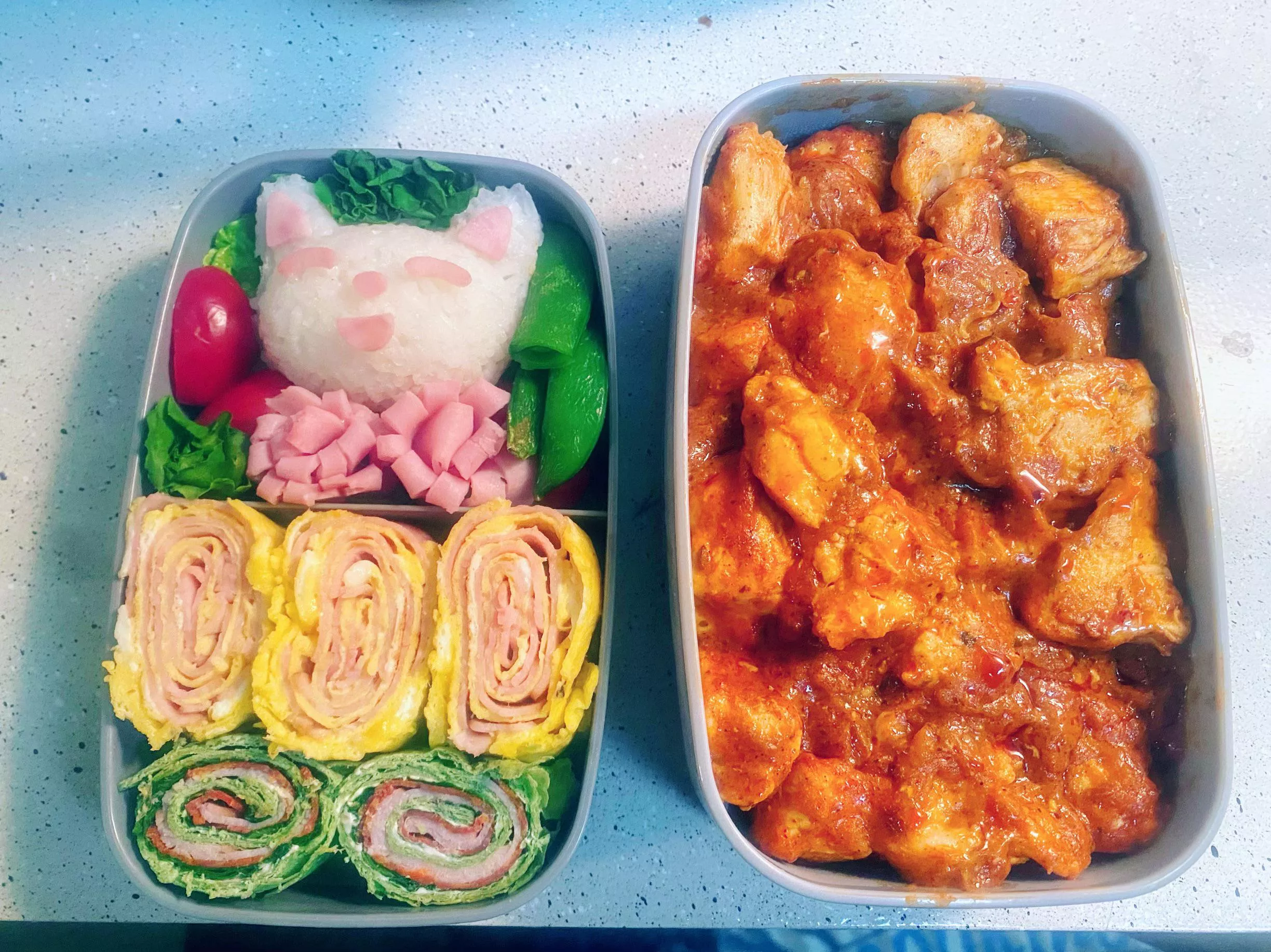 Made my first bento box for my Daddy!! All the people in his work are gonna be jealous! He loves it!! I’m so happy. :3 posted by Aprilwar03
