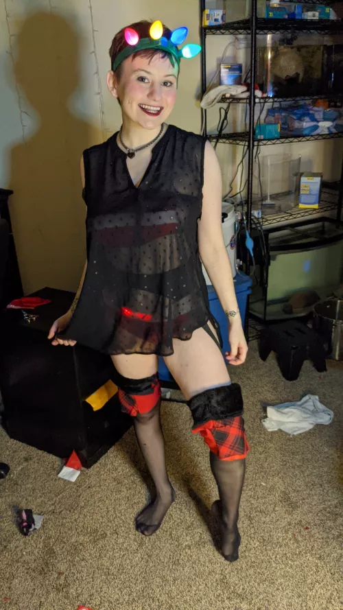 made my own xmas lingerie! by Elvishgirl