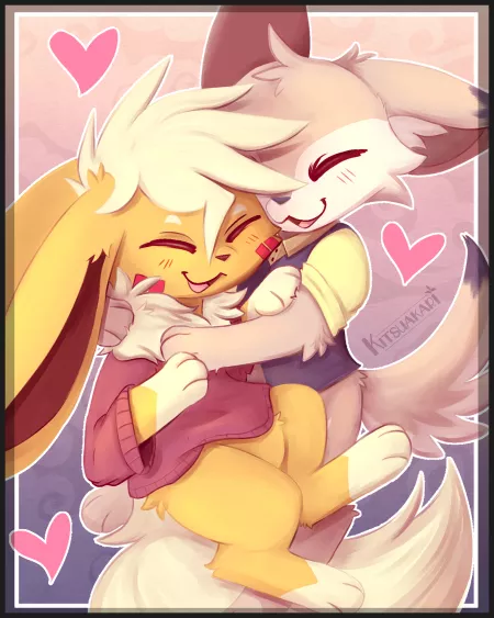 Made something of me and my boyfriend <3 by kitsuakari