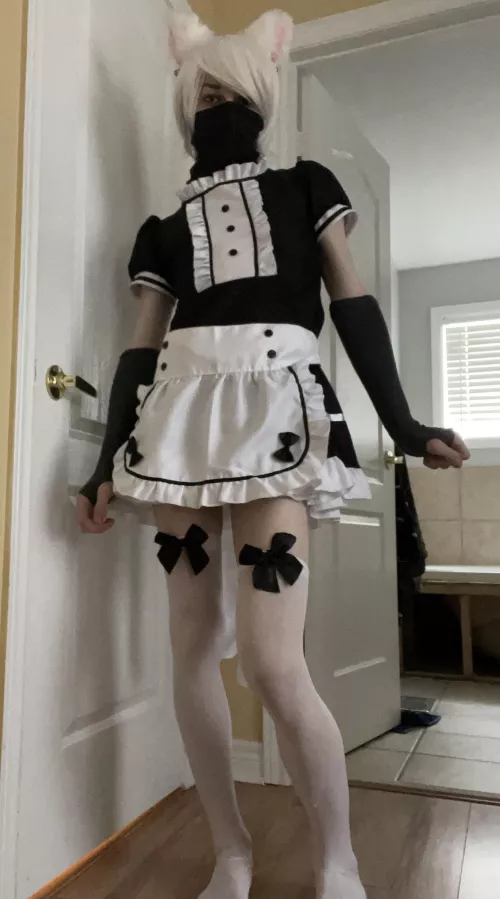 Maid catboy time! 😊 by Gurd4848