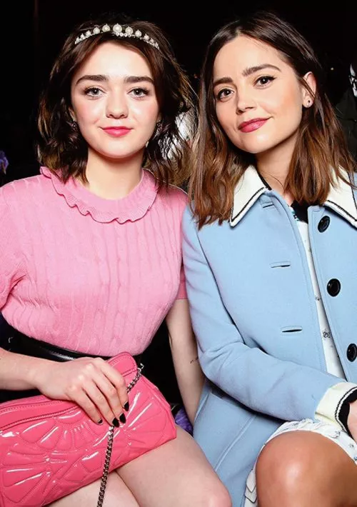 Maisie Williams & Jenna Coleman. by Minifig81