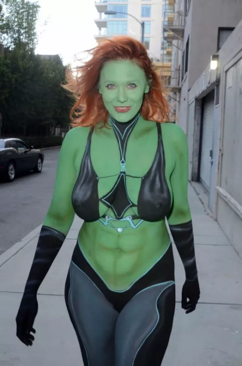 Maitland Ward - Bodypaint Cosplay by Thegenogoths