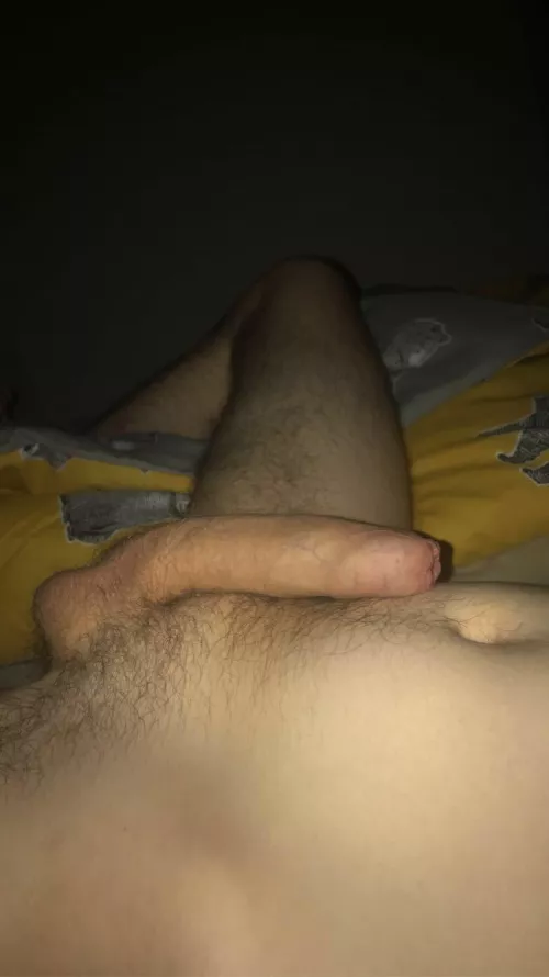 Make me hard and it will reach past my belly button 😉 by ramjam98