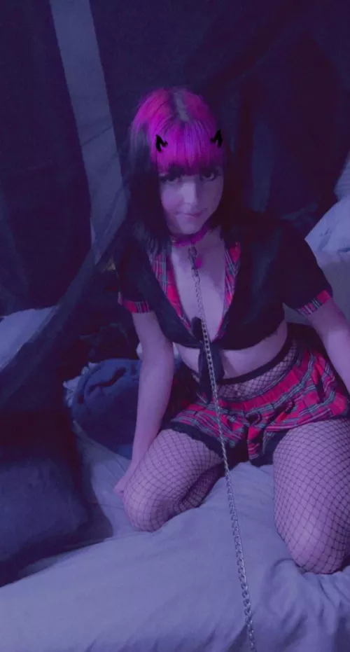 make sure to always keep your emo girl on a leash 😉 by BigBubbleBumss