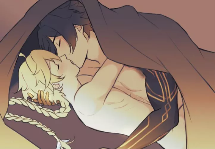 Making love with senpai [Genshin Impact] by samuelcroff