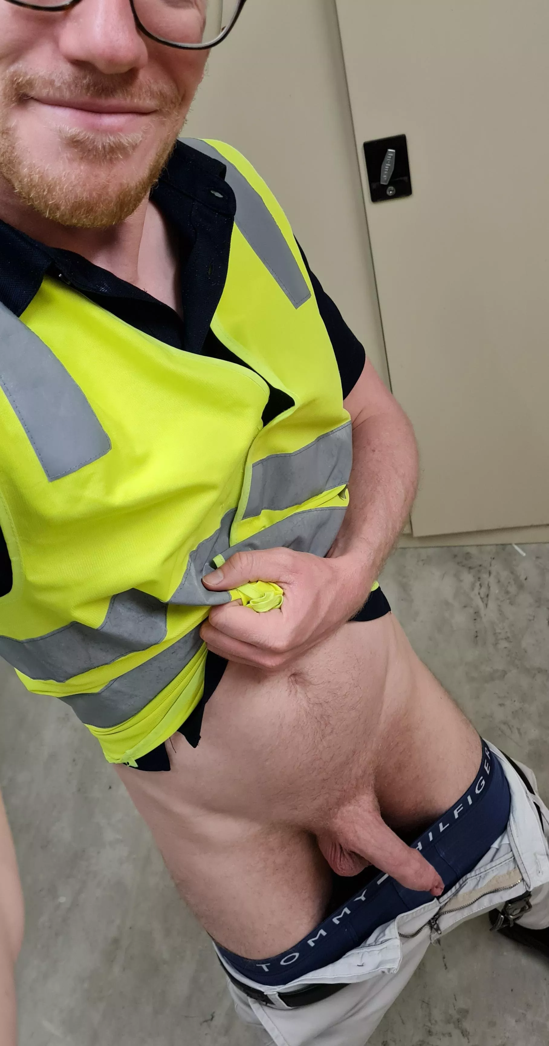 Making sure I am well visible in the garage 😜 posted by PourLaBite