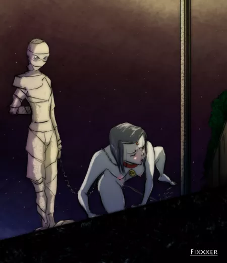 Malchior takes Raven for a midnight walk (Fixxxer) [Teen Titans] by [deleted]