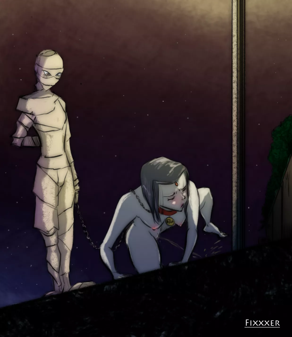 Malchior takes Raven for a midnight walk (Fixxxer) [Teen Titans] posted by [deleted]