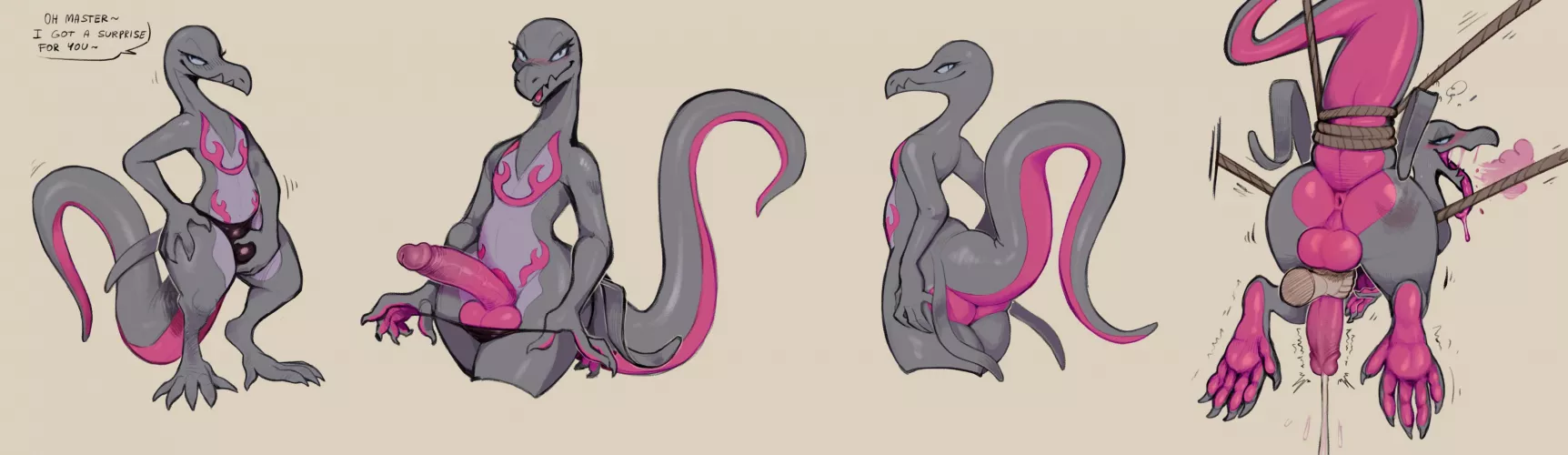 Male Salazzle [M] (Daftpatriot) by OwO_Bot