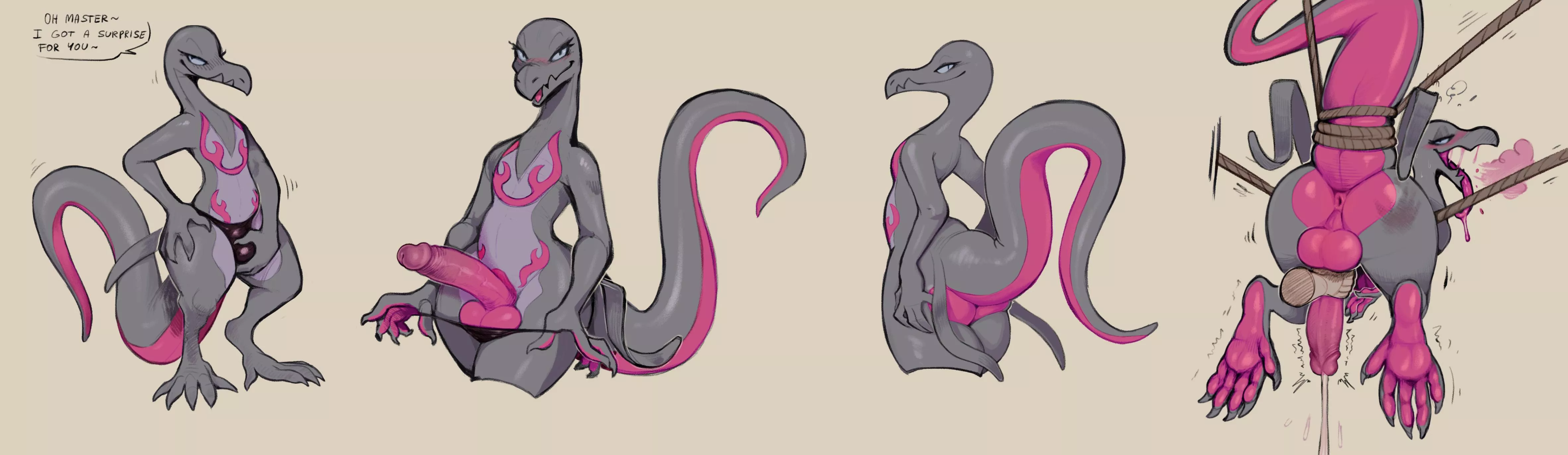 Male Salazzle [M] (Daftpatriot) posted by OwO_Bot