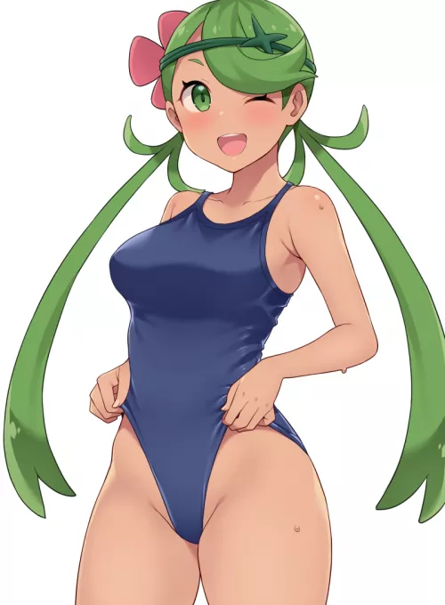 Mallow Swimsuit Happiness (Amane Hasuhito) [Pokemon] by sequence_string