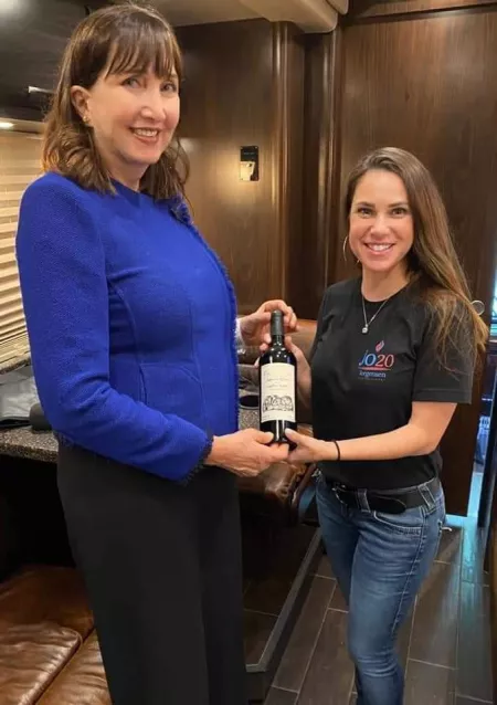 Mama Jo and a supporter by dalbeau