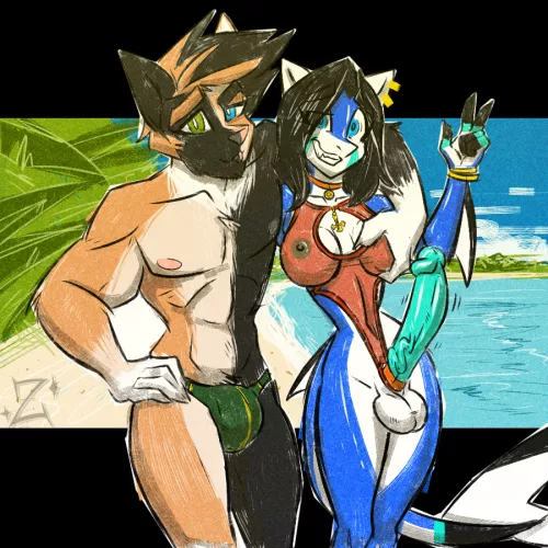 Man, I miss summer [MH] (OC) by Tropical_Zeffa