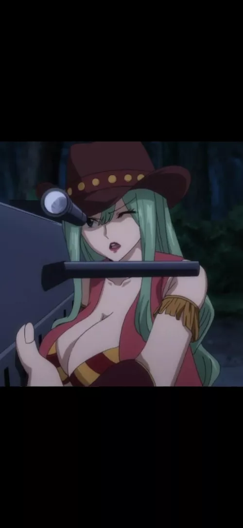 Man look at bisca's tits by flatchestedsarada