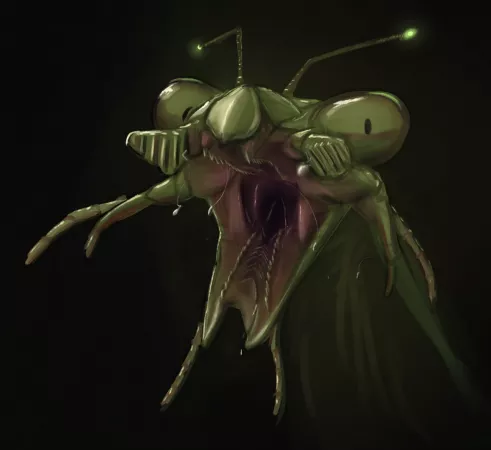 Mantid Mawshot by Kelenkenwithfangs [Mawshot][Mantis] by Vytian