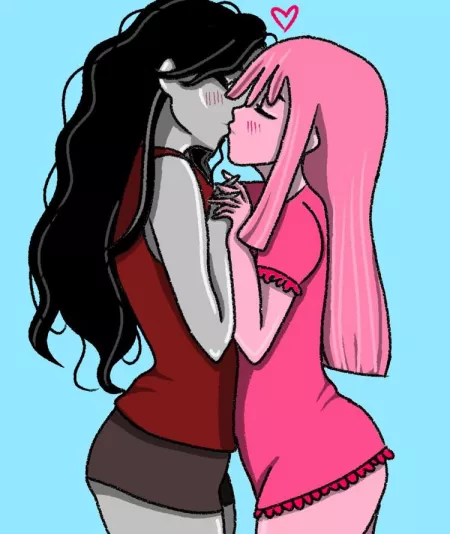 Marceline and Princess Bubblegum <3 by maddie_na