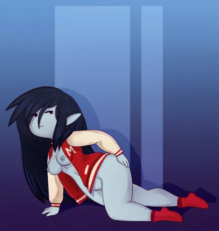Marceline in letterman jacket by Throwaway20022020