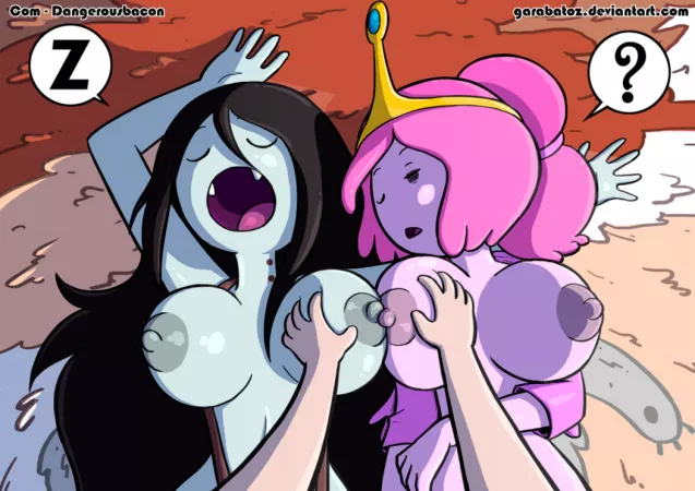 Marceline & Princess Bubblegum by bmoxd31