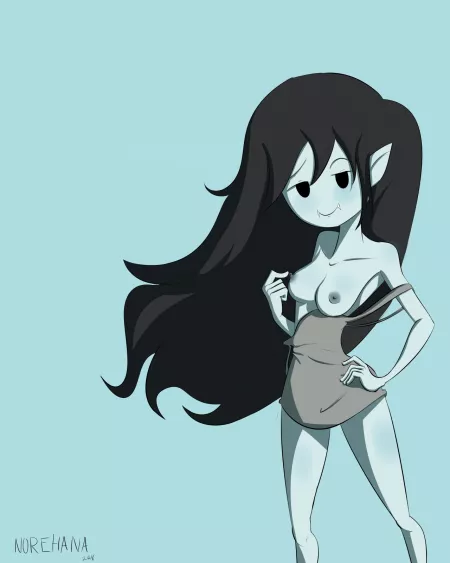 Marceline tweaking a nipple (Norehana) by [deleted]