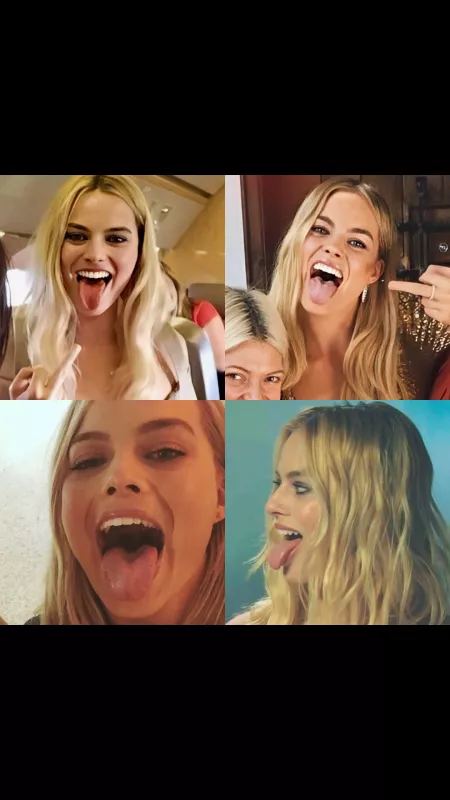 Margot Robbie really wants to take a big hot load on her tongue by home800