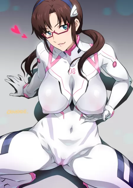 Mari Makinami Illustrious [Evangelion] ( joy ride) by Anime-Hentai2