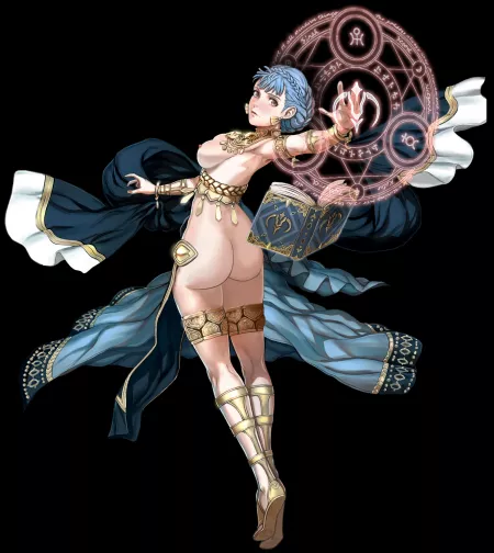 Marianne gets BRAVE! (Other poses in comments) by biggitybiggitybig