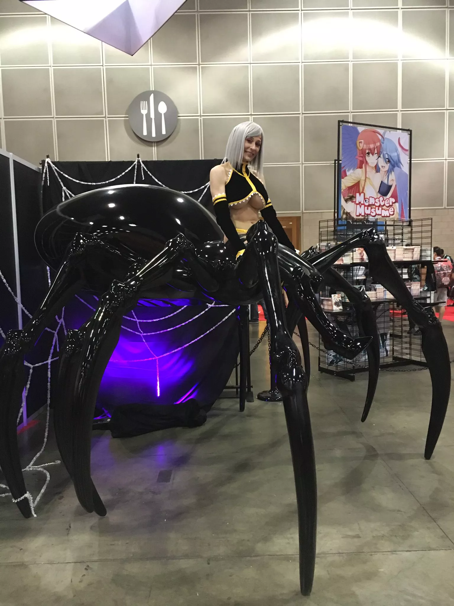 Marie Claude cosplaying as Rachnera (I assume this on here somewhere) posted by MaddiNukem