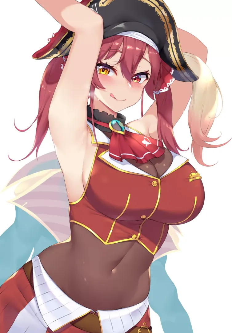 Marine from Hololive, by Kuavera posted by TheWanderingWeeaboo