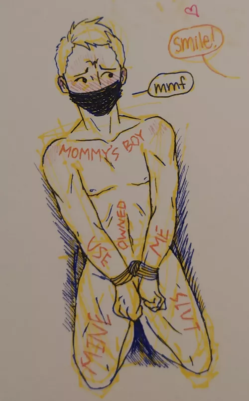 Marked up for mommy (OC) by tiger81355