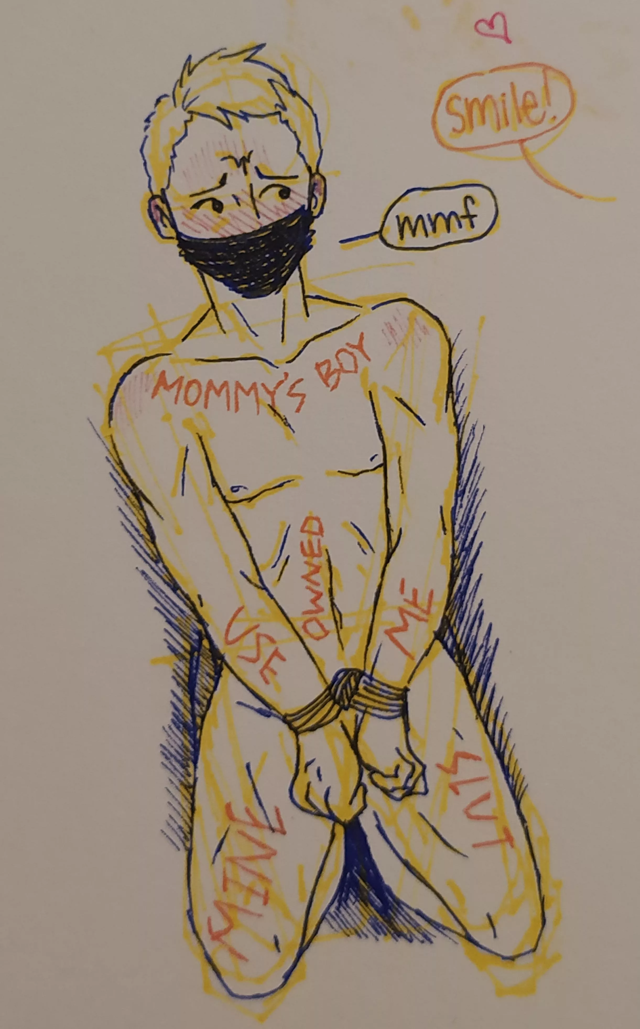 Marked up for mommy (OC) posted by tiger81355