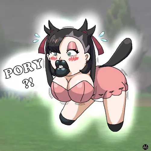 Marnie transformation to porygon-B (by:sera-fuku) by Sad_153