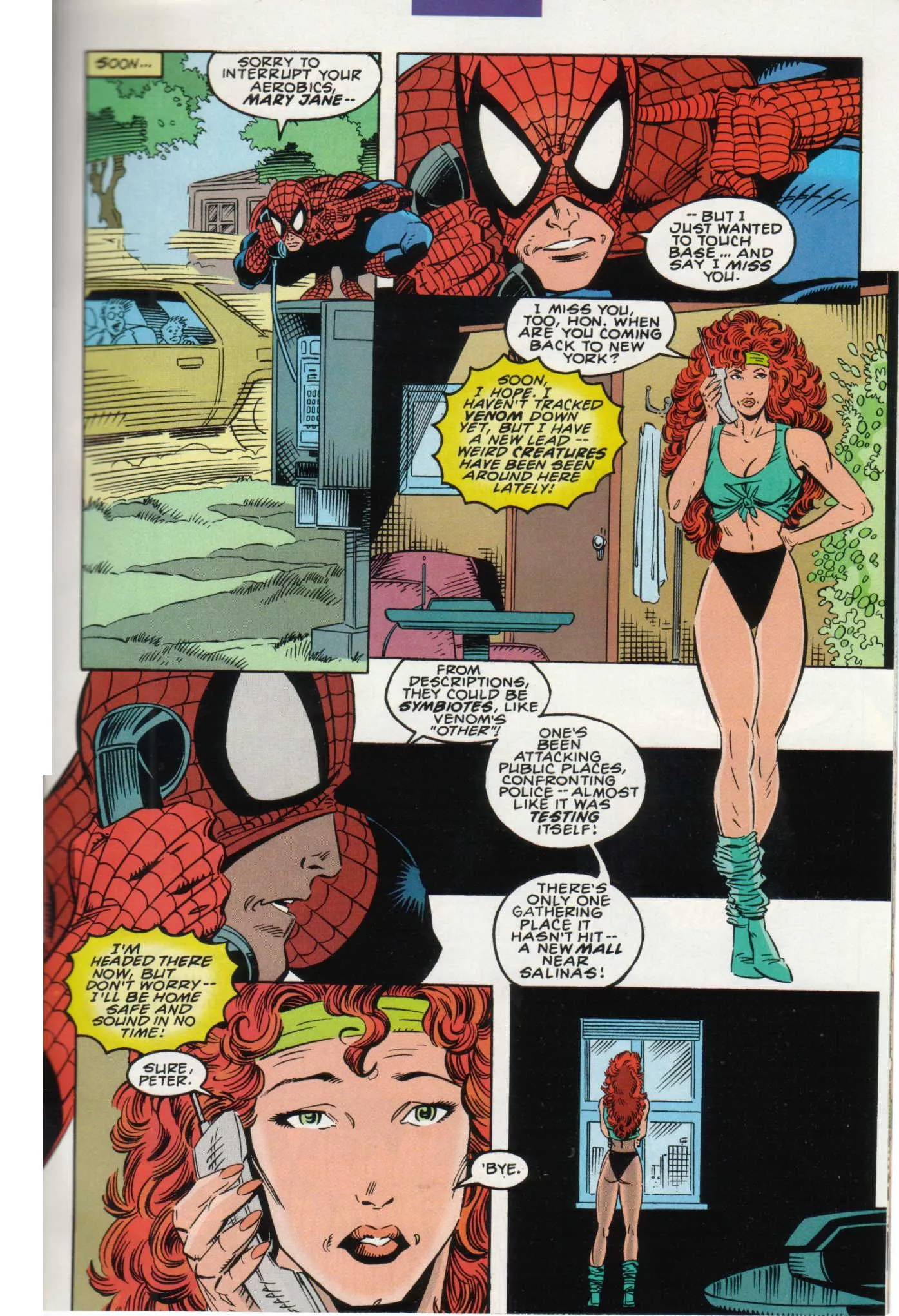 Mary Jane's Workout Clothes [Venom: Lethal Protector #4] posted by Geek-Haven888