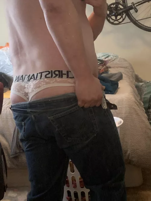 Masc cub in his Andrew Christian thong by pdxripple