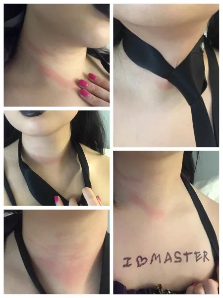Master Using a Strap to Choke Me by AsianSlutforMaster