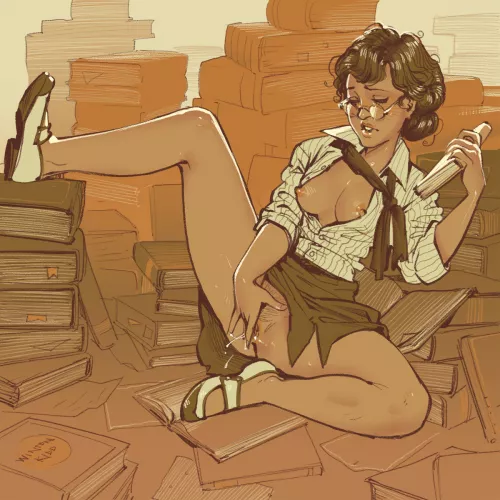 Masturbation illustration. By @wintonkidd by nakedbodyworld