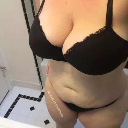 Matching black lingerie always makes me feel so sexy! by modelkatrinawhite