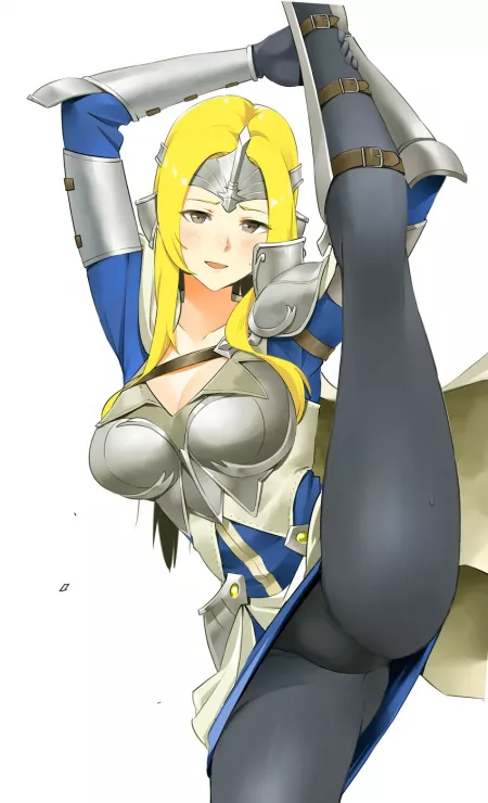 Mathilda showing off her flexibility by Henthigh_Senpai