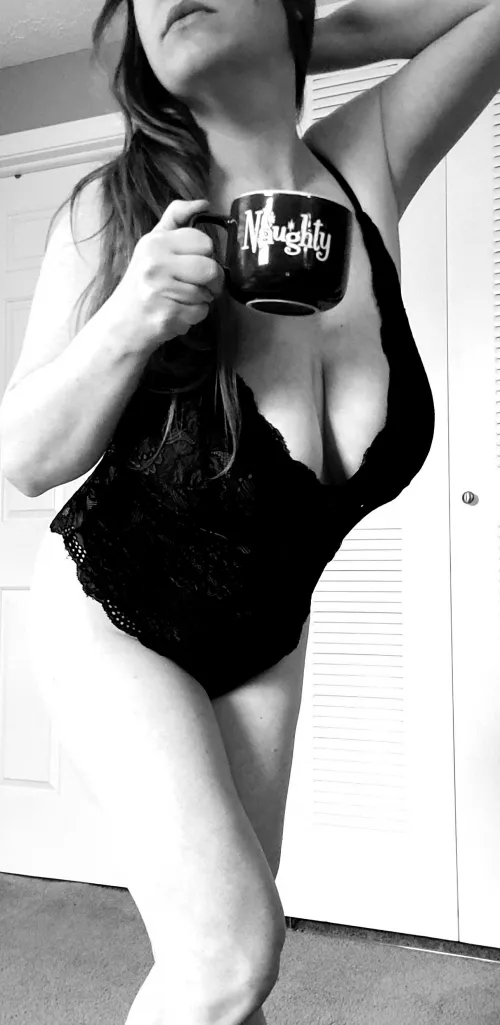 May your day be filled with coffee and happiness. ☕🖤 by redditaccount2nd